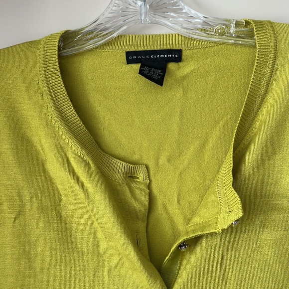 Grace Elements Button Front Cardigan NWOT - Picture 2 of 6